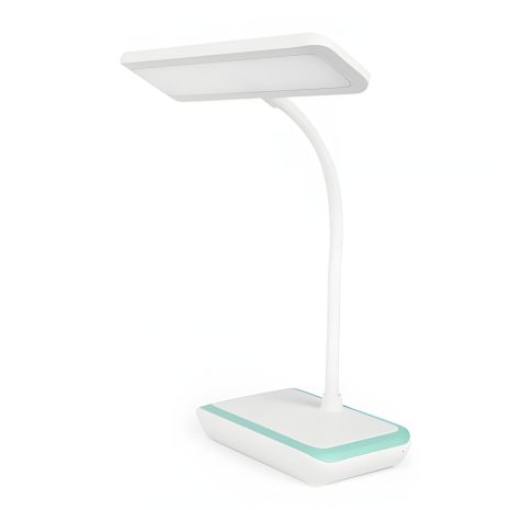 Настільна USB LED лампа Weidasi WD-6048 гнучка з акумулятором біла