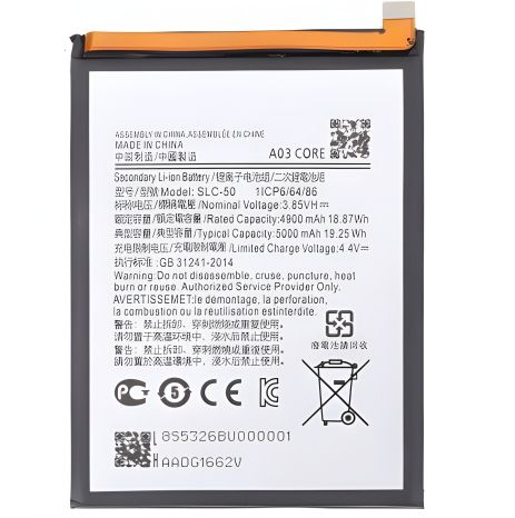 Аккумулятор для Samsung SLC-50 Samsung A03 Core A032 [Original PRC] 12 мес. гарантии