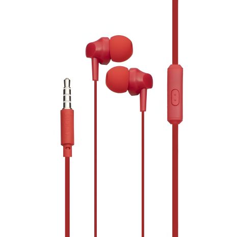 Дротові вакуумні навушники Hoco M14, 3.5mm, 1.2m, Червоні