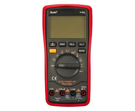 Цифровой мультиметр Kaisi K-890 с автоопределением и подсветкой (макс. ток 10A)