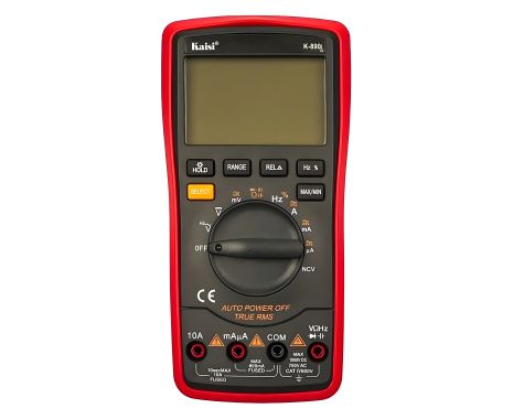 Цифровий Мультиметр Kaisi K-890 з функцією Auto Off, підсвічуванням, автовизначенням номіналу вимірювання (струм до 10A)