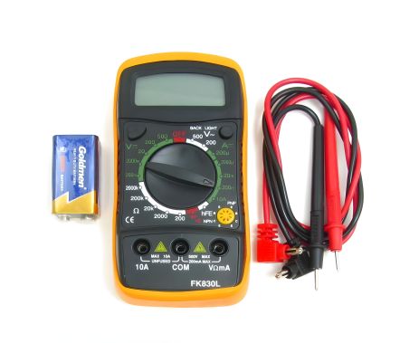 Цифровий Мультиметр FK830L/XL830L/MAS830L з підсвічуванням (струм до 10A)