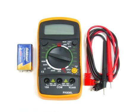 Цифровой мультиметр с подсветкой FK830L/XL830L/MAS830L (макс. ток 10A)