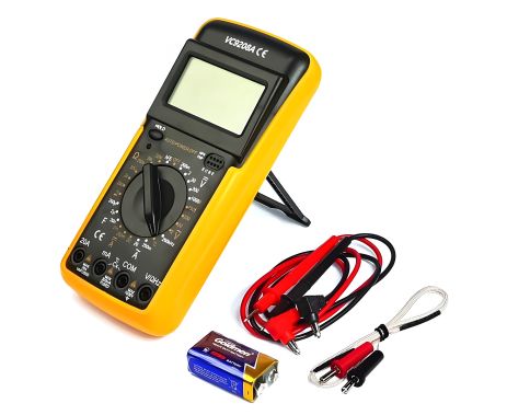 Цифровий мультиметр VC9208A з термопарою (струм до 20A)
