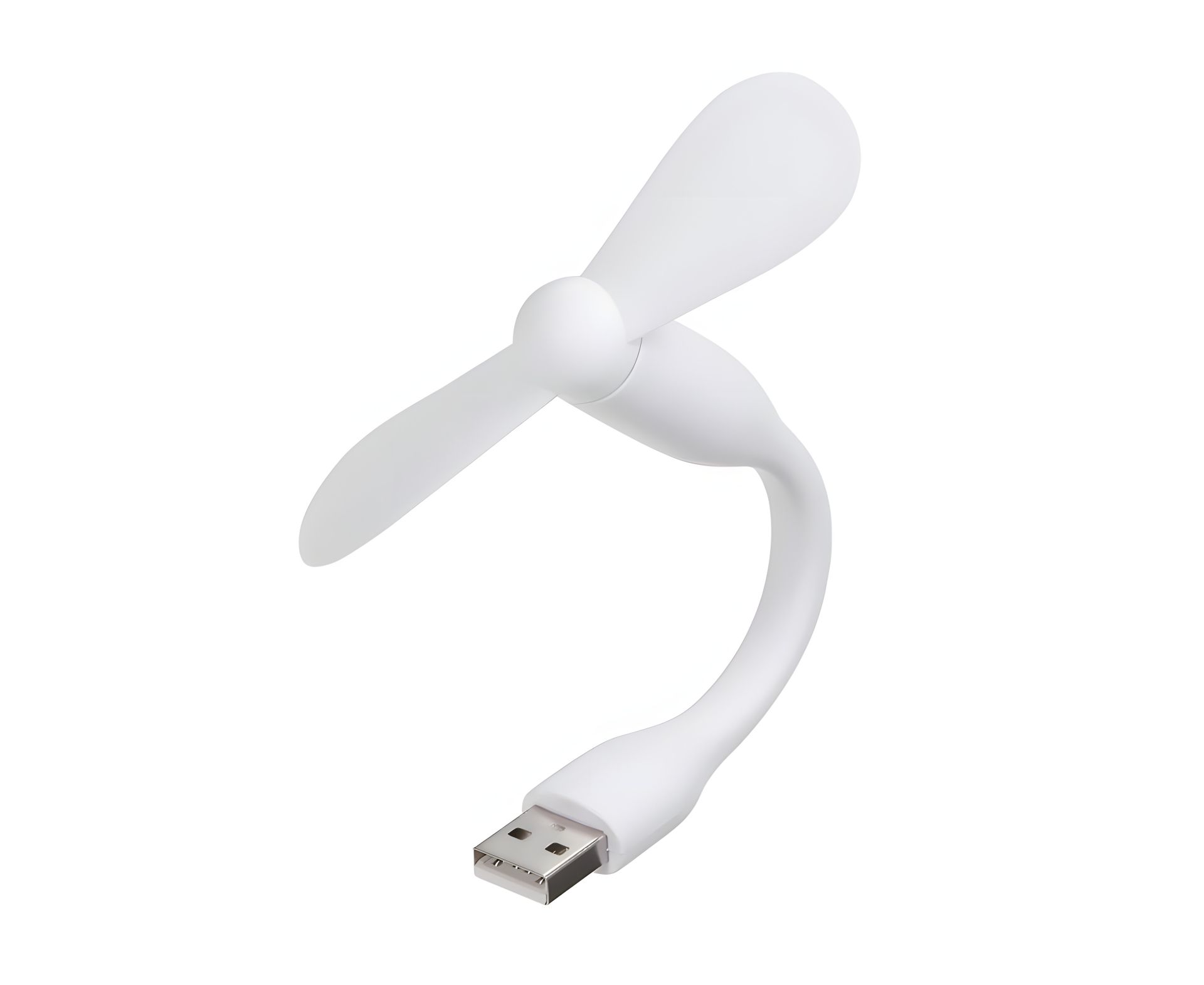 Мобільний вентилятор USB білий, від повербанка, ноутбука та ін. Мобільний вентилятор USB білий, від повербанка, ноутбука та ін.
