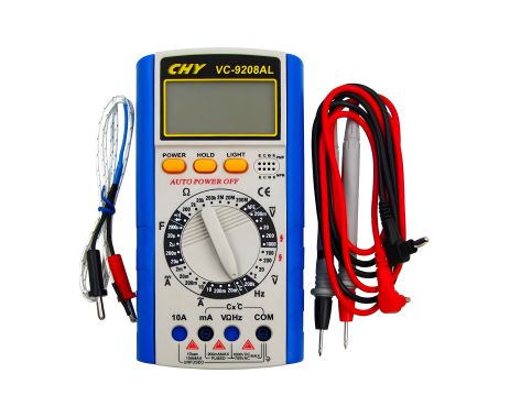 Мультиметр цифровой VC-9208AL (ток до 10A)