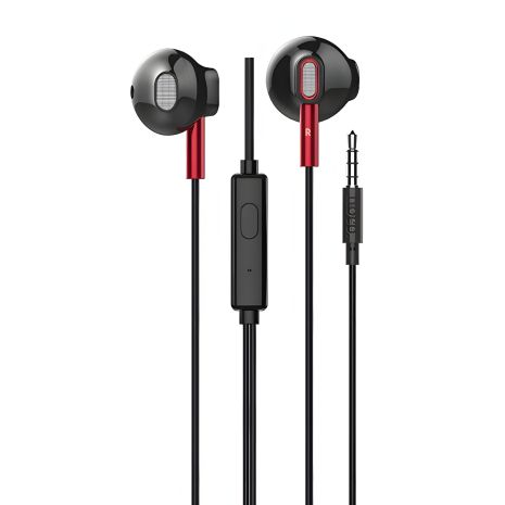 Дротові навушники Hoco M57, 3.5mm, 1.2m, чорні