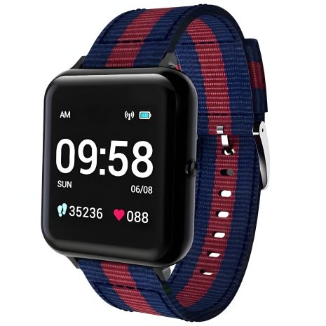 Чорний смарт годинник Lenovo S2 1.4inch, 180mAh, BT4.2