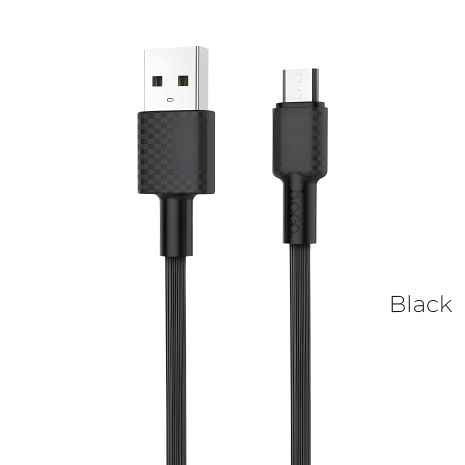 Кабель Hoco X29 USB to MicroUSB 1m чорний