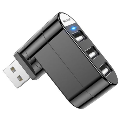 Мультіадаптер хаб Borofone DH3 3в1 USB to 3 USB 2.0 (F)