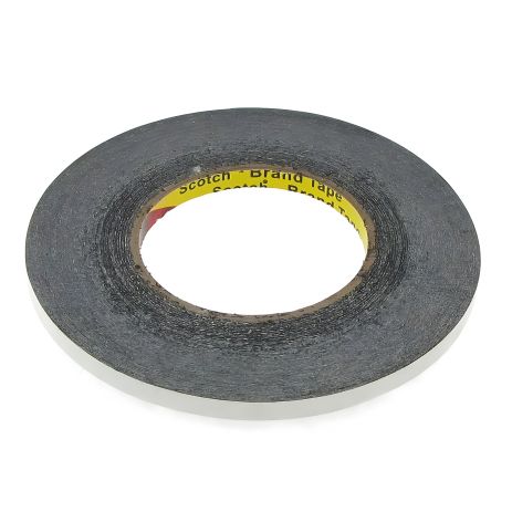 Черный двусторонний скотч 3M 8мм x 50м Черный двусторонний скотч 3M 8мм x 50м