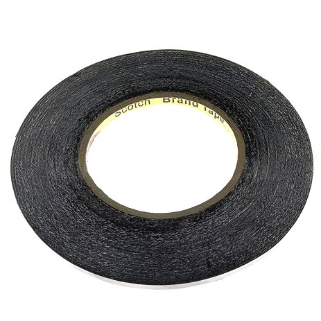 Чорний двосторонній скотч 3M 5мм x 50м Чорний двосторонній скотч 3M 5мм x 50м