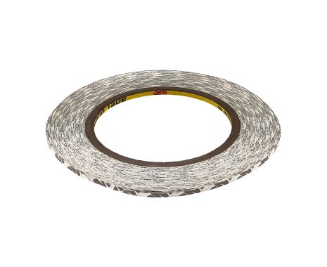 Білий двосторонній скотч 3M 5мм x 25м