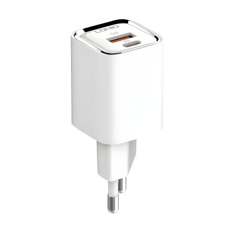Мережевий Зарядний Пристрій LDNIO A2317C PD/QC 30W Білий