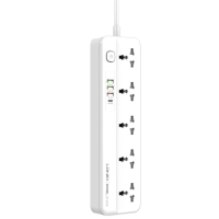 Подовжувач мережі LDNIO SC5415 | PD20W/QC18W, 3USB/1Type-C, 5Sockets| white