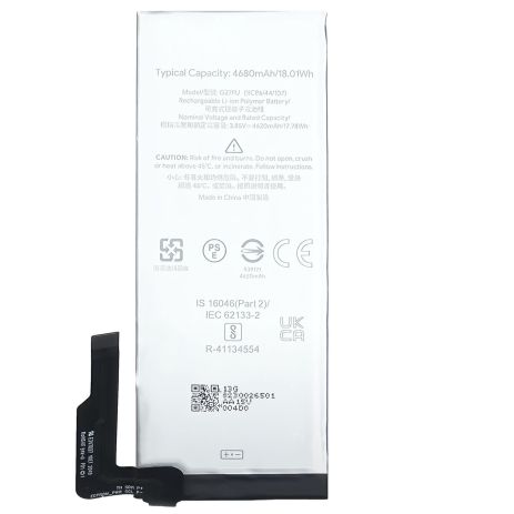 Акумулятор Pixel 5A 5G Google G27FU, 4680 mAh [Оригінал PRC] 12 міс. гарантії