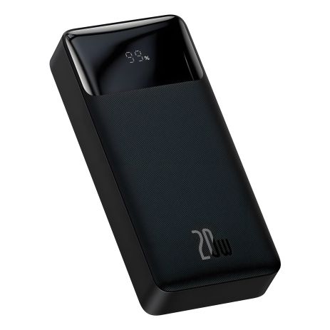 Повербанк Baseus PPDML-M (20000 mAh/Out: 2USB 18W QC3.0, Type-C 20W PD/In: Type-C 18W, micro 18W) з Дисплеєм Чорний