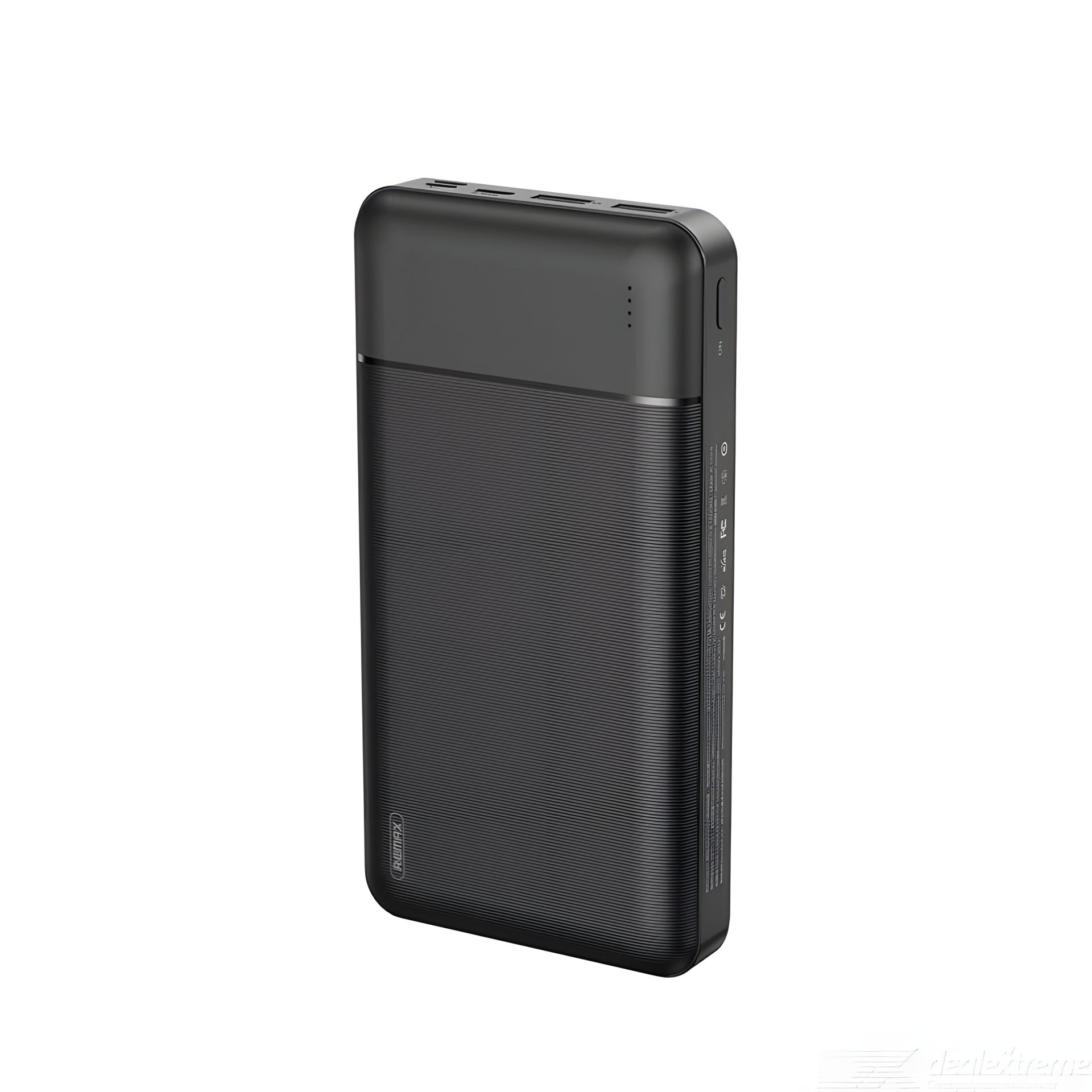 Повербанк Remax RPP-167 Lango (30000 mAh / Out: 2USB 5V/2A / In: Type-C, Lightning, micro-USB 5V/2A ) с LED индикатором, Белый Повербанк Remax RPP-167 Lango (30000 mAh / Out: 2USB 5V/2A / In: Type-C, Lightning, micro-USB 5V/2A ) с LED индикатором, Белый