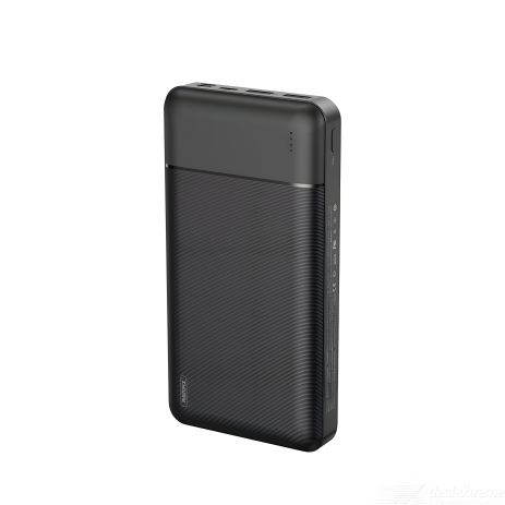 Повербанк Remax RPP-167 Lango (30000 mAh / Out: 2USB 5V/2A / In: Type-C, Lightning, micro-USB 5V/2A) з LED індикатором, Білий