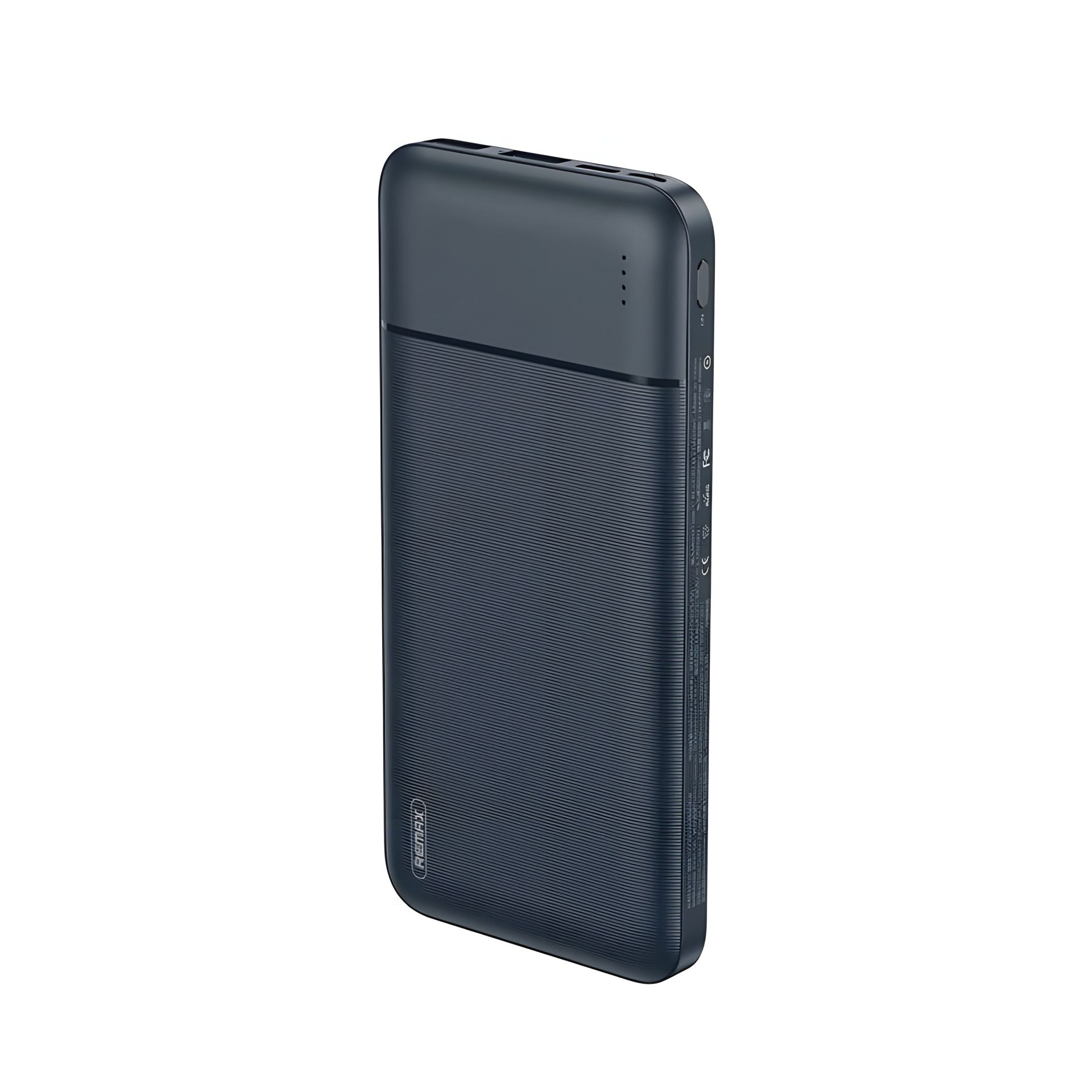 Повербанк Remax RPP-96 Lango series (10000 mAh / Out: 2USB 5V/2A / In: Type-C, micro-USB 5V/2A ) с LED индикатором, Синий Повербанк Remax RPP-96 Lango series (10000 mAh / Out: 2USB 5V/2A / In: Type-C, micro-USB 5V/2A ) с LED индикатором, Синий