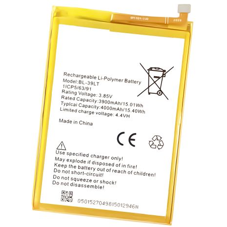 Аккумулятор для Tecno Camon 12 CC7, 4000 mAh, BL-39LT [Original PRC], 12 мес. гарантии