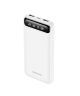 Повербанк Borofone BJ14 Freeway (10000 mAh / 2USB 5Vx2A / In: Type-C, micro-USB 5Vx2A) LED, White