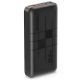 Повербанк XO PR188 (20000mAh / Out: 2USB-A 22.5W QC3.0, Type-C PD 20W / In: micro-USB, Type-C 18W ) с LED индикатором, Чёрный