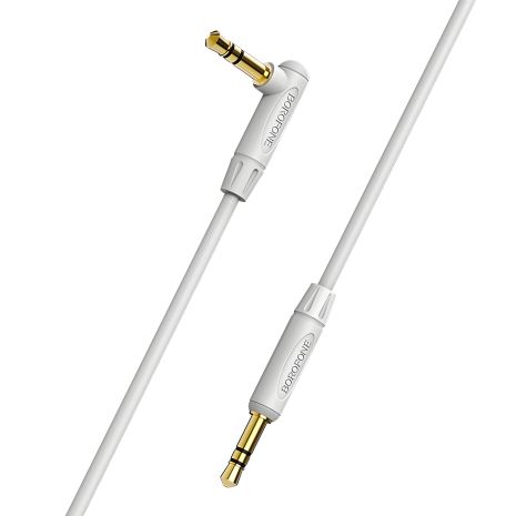 AUX кабель Borofone BL4 Jack 3.5 to Jack 3.5 2m серый AUX кабель Borofone BL4 Jack 3.5 to Jack 3.5 2m серый