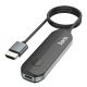 Адаптер переходник Hoco UA23 4K HDMI to Lightning (F) fot iPhone / iPad / MacBook 1m черный Адаптер переходник Hoco UA23 4K HDMI to Lightning (F) fot iPhone / iPad / MacBook 1m черный