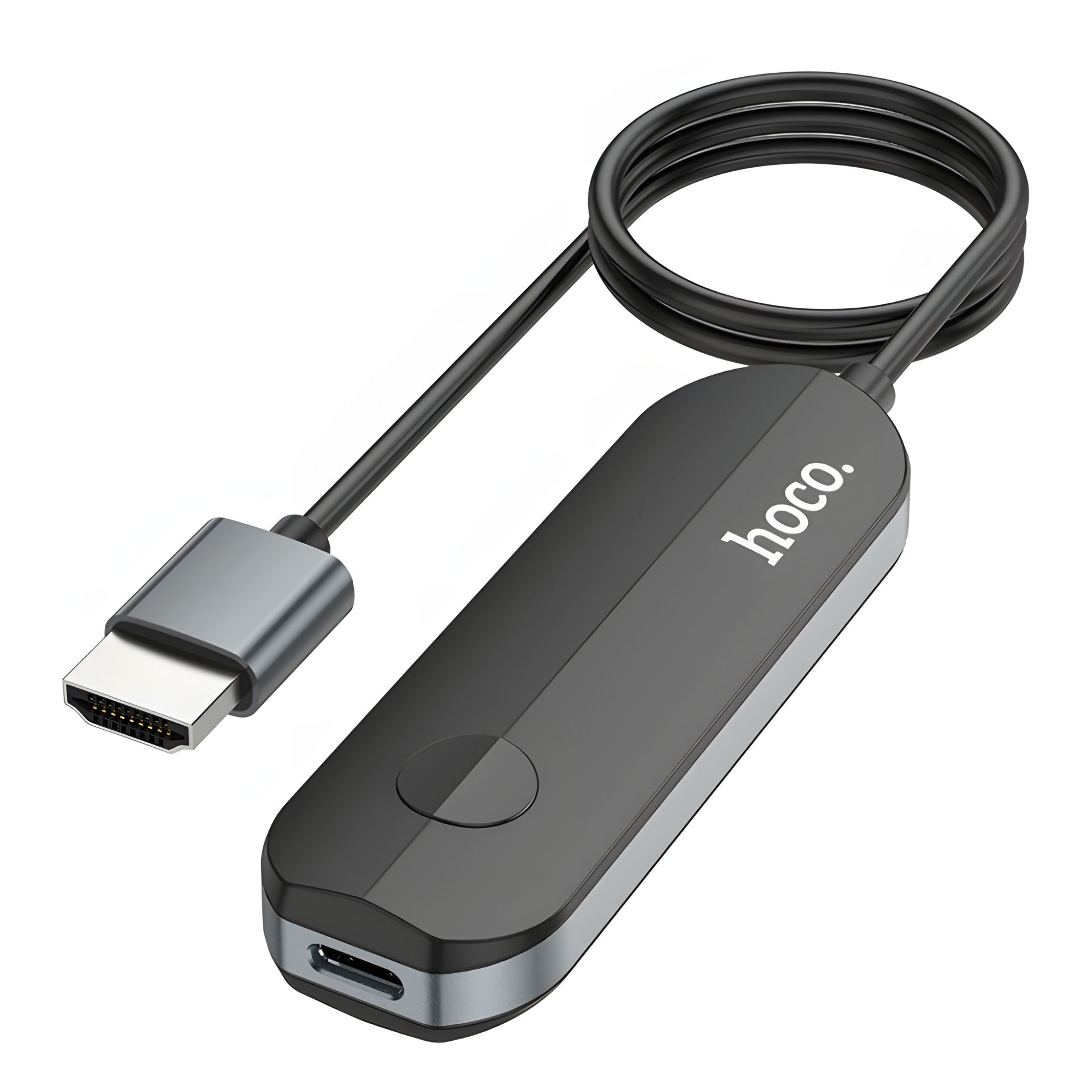 Адаптер переходник Hoco UA23 4K HDMI to Lightning (F) fot iPhone / iPad / MacBook 1m черный Адаптер переходник Hoco UA23 4K HDMI to Lightning (F) fot iPhone / iPad / MacBook 1m черный