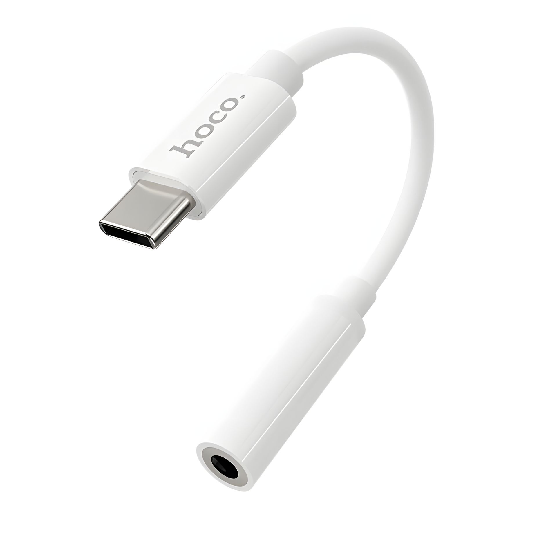 Адаптер переходник Hoco LS30 аудио конвертер Type-C to Jack 3.5 (F) 0.115m белый Адаптер переходник Hoco LS30 аудио конвертер Type-C to Jack 3.5 (F) 0.115m белый