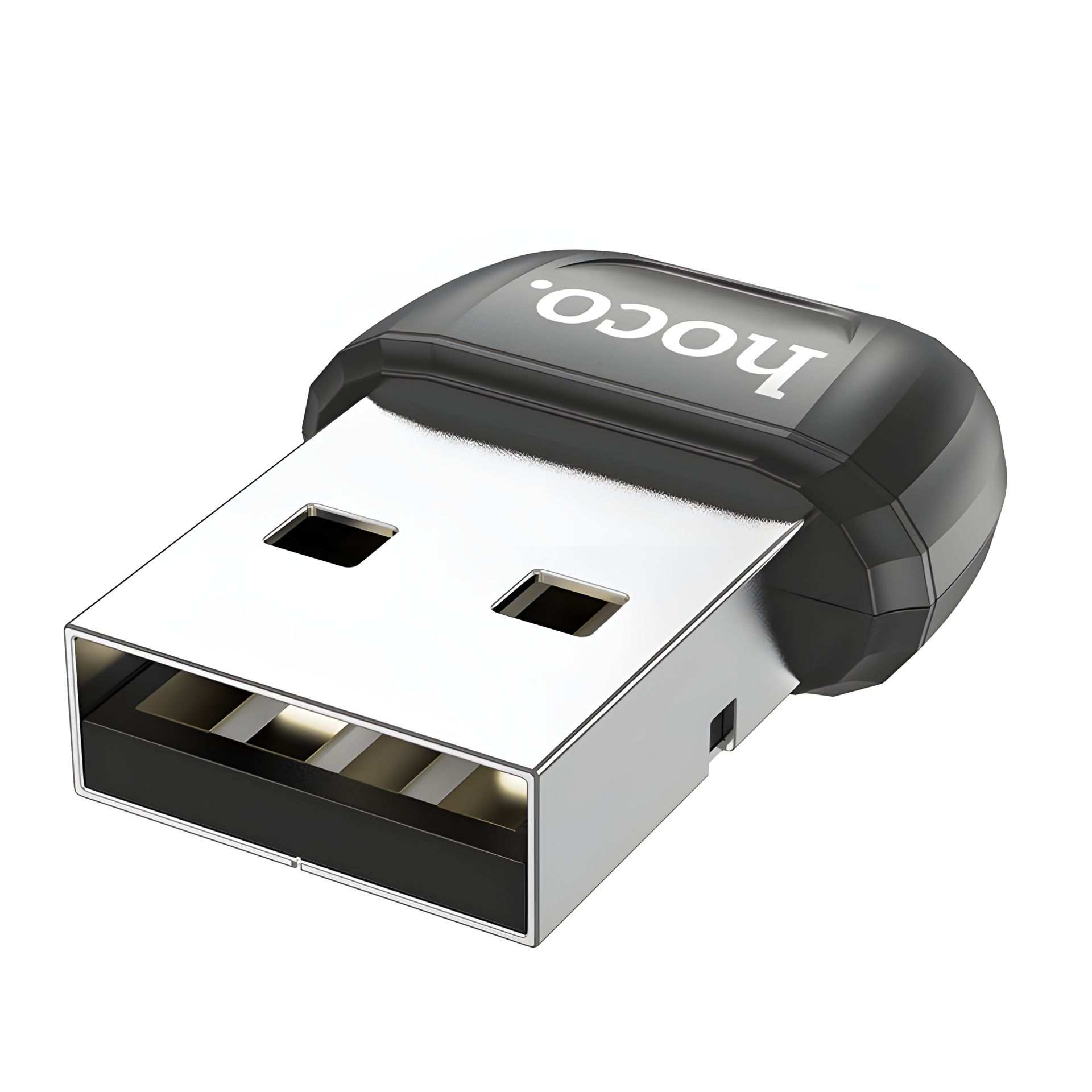 Адаптер перехідник Hoco UA18 USB to Bluetooth 5.0, чорний Адаптер перехідник Hoco UA18 USB to Bluetooth 5.0, чорний