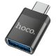 Адаптер переходник Hoco UA17 Type-C to USB 3.0 (F) черный Адаптер переходник Hoco UA17 Type-C to USB 3.0 (F) черный