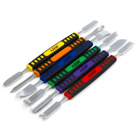 Набір металевих двосторонніх лопаток Aida AD-i6 6 in 1 для розбирання корпусів Набір металевих двосторонніх лопаток Aida AD-i6 6 in 1 для розбирання корпусів