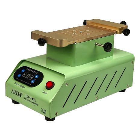 Сепаратор 8" (19 x 8 см) Aida A-988Z з поворотною робочою поверхнею, затискачем та вбудованим компресором