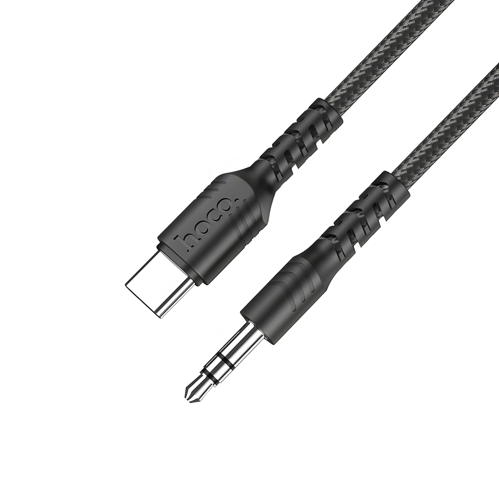 AUX кабель Hoco UPA17 Type-C to Jack 3.5 1m черный AUX кабель Hoco UPA17 Type-C to Jack 3.5 1m черный