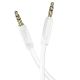 AUX кабель Hoco UPA16 Jack 3.5 to Jack 3.5 2м білий AUX кабель Hoco UPA16 Jack 3.5 to Jack 3.5 2м білий