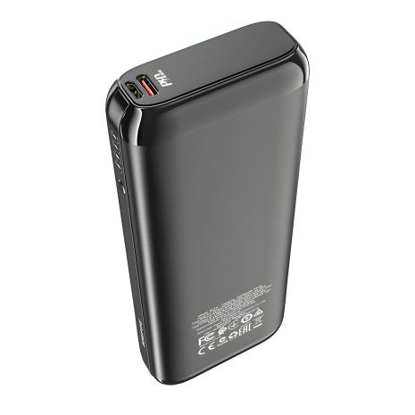 Повербанк Borofone BJ1A (20000mAh/Out: USB 18W QC3.0, Type-C 18W PD/In: Type-C 18W, micro 18W) з LED індикатором, Білий Повербанк Borofone BJ1A (20000mAh/Out: USB 18W QC3.0, Type-C 18W PD/In: Type-C 18W, micro 18W) з LED індикатором, Білий