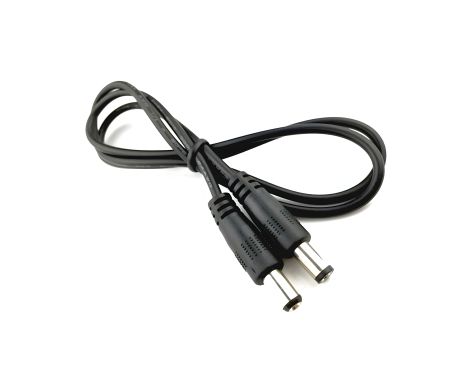 DC Кабель питания 5.5x2.1 to 5.5x2.1 0.5m черный
