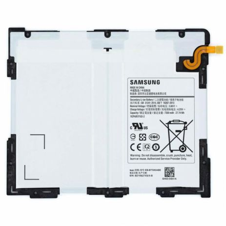 Акумулятор Samsung EB-BT595ABE Galaxy Tab A 10.5 [Original PRC] 12 міс. гарантії