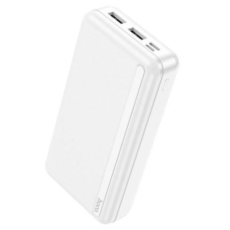 Повербанк Hoco J91A 20000 mAh (2USB 5V/2A | In: Type-C, micro-USB), LED, White