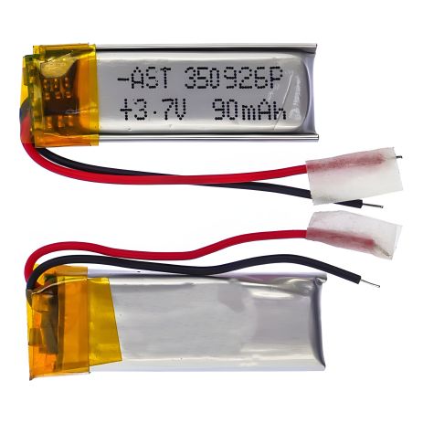 Універсальний акумулятор 350926P з контролером, 4,5 х 9 х 26 мм (90 mAh)/ для TWS навушників, Bluetooth гарнітур, MP3 плеєрів