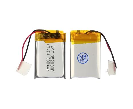 Аккумулятор 352030P универсальный с контроллером, 3,5 х 20 х 30 мм (300 mAh)/ для TWS наушников, Bluetooth гарнитур, MP3 плееров Аккумулятор 352030P универсальный с контроллером, 3,5 х 20 х 30 мм (300 mAh)/ для TWS наушников, Bluetooth гарнитур, MP3 плееров