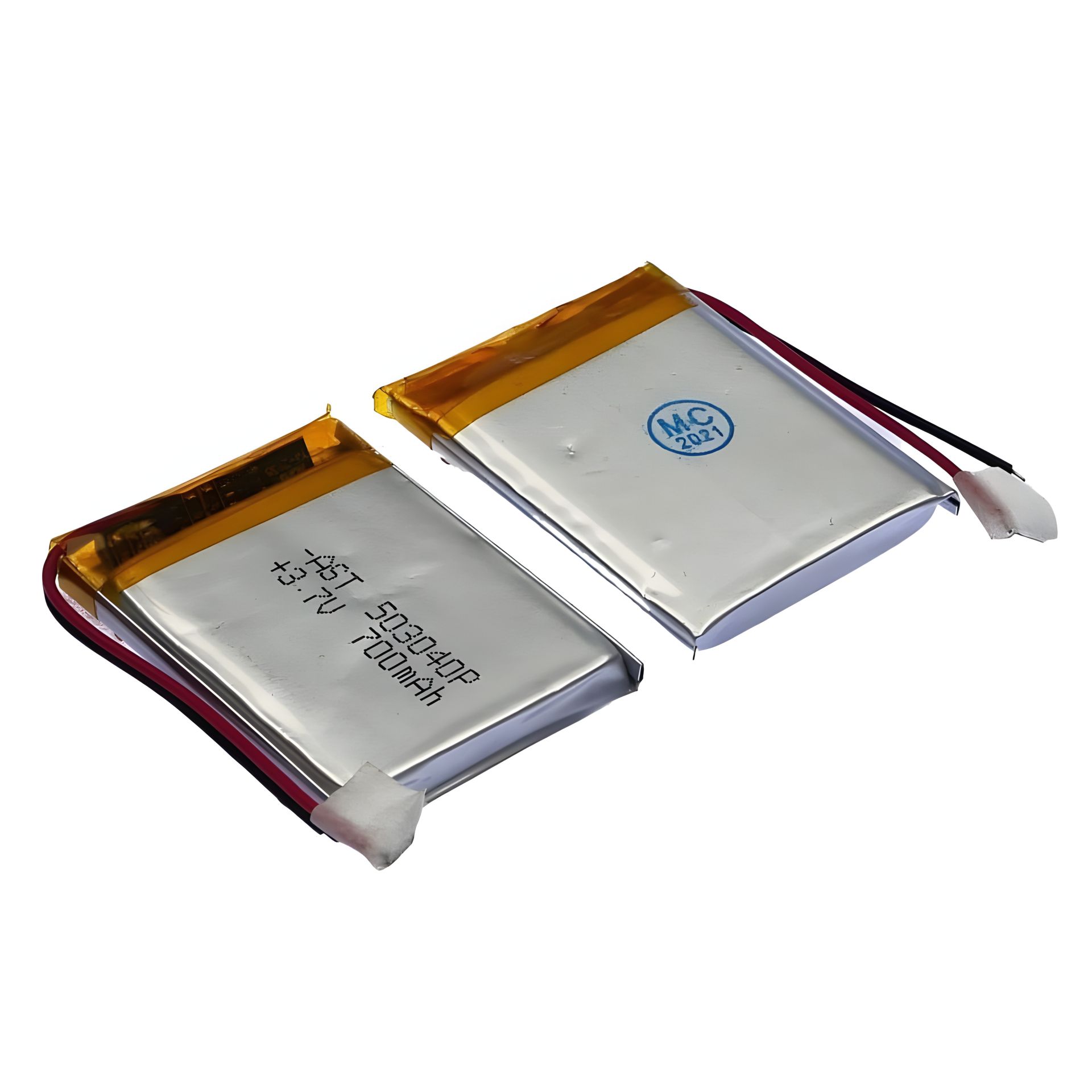 Универсальный аккумулятор с контроллером 503040P, 4.6 x 30 x 40 мм (700 mAh) для кейсов наушников/смарт часов/MP3 плееров Универсальный аккумулятор с контроллером 503040P, 4.6 x 30 x 40 мм (700 mAh) для кейсов наушников/смарт часов/MP3 плееров