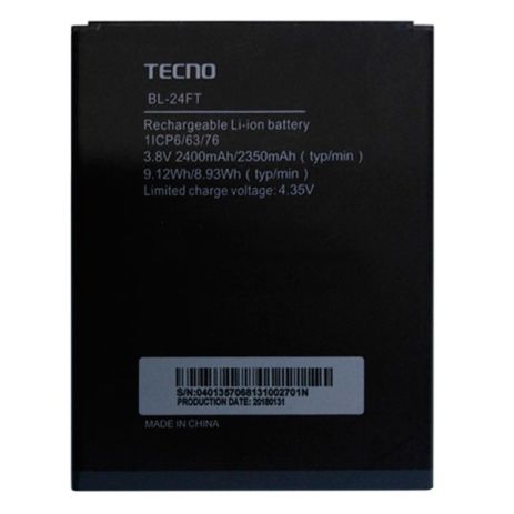 Акумулятори Tecno F2 LTE 2400 mAh (BL-24FT) [Original PRC] 12 міс. гарантії