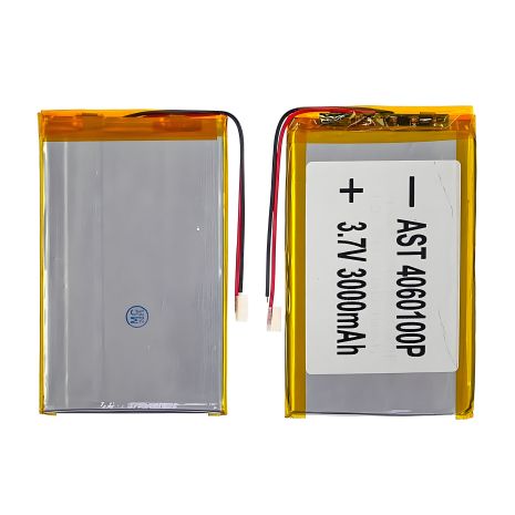 Аккумулятор 4060100P универсальный с контроллером, 4 х 60 х 100 мм (3000 mAh)/ для смартфона, планшета