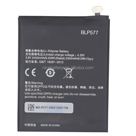 Акумулятор OPPO R3/N7005/R7005/R7007 (BLP577) [Original PRC] 12 міс. гарантії