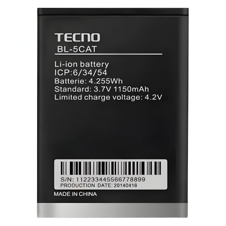 Акумулятори Tecno T301 / Tecno T302 / BL-5CAT [Original PRC] 12 міс. гарантії