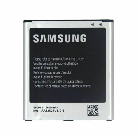 Аккумулятор для Samsung Galaxy S4 (i9500), Galaxy Grand 2 (G7102) / i9295, i9515, N075T (B600BC/E, EB485760LU, EB-B220AC/E) 2600 mAh [Original] 12 мес. гарантии