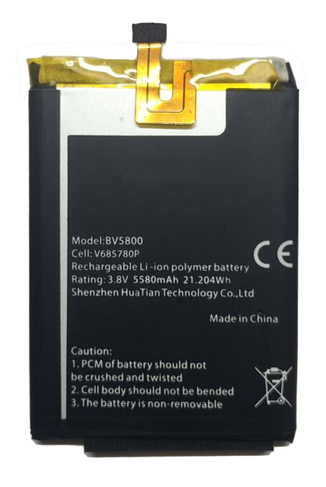 Акумулятор Blackview BV5800 V685780P 5580 mAh [Original] 12 міс. гарантії